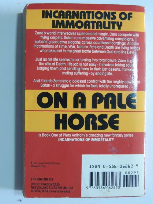 On a Pale Horse - Book 1 of Incarnations of Immortality- Piers Anthony