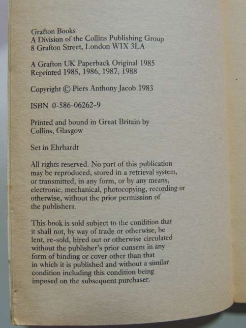 On a Pale Horse - Book 1 of Incarnations of Immortality- Piers Anthony