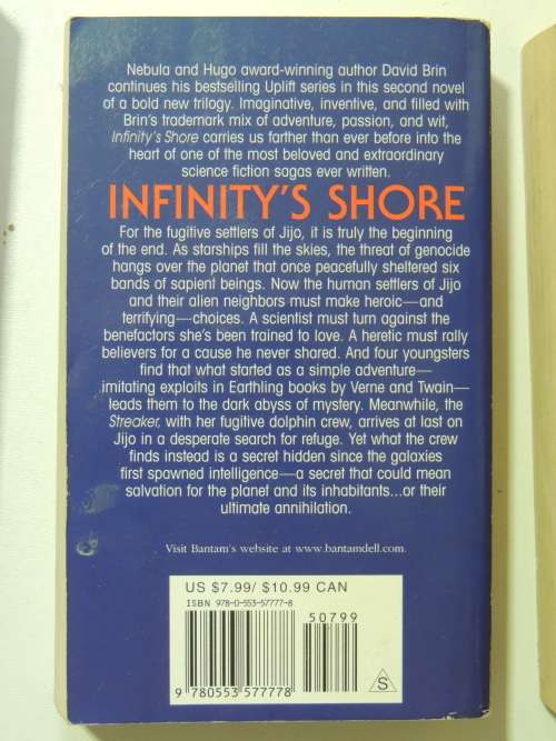 Uplift Series: Brightness Reef, Infinity`s Shore, Heaven`s Reach - 3 Volumes - David Brin