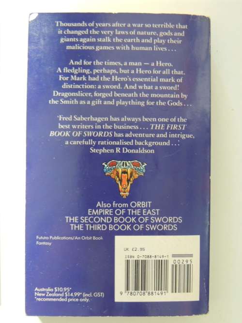 The First Book of Swords, Second Book of Swords, Third Book of Swords, 3 Volumes - Fred Saberhagen