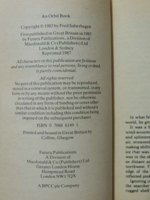 The First Book of Swords, Second Book of Swords, Third Book of Swords, 3 Volumes - Fred Saberhagen