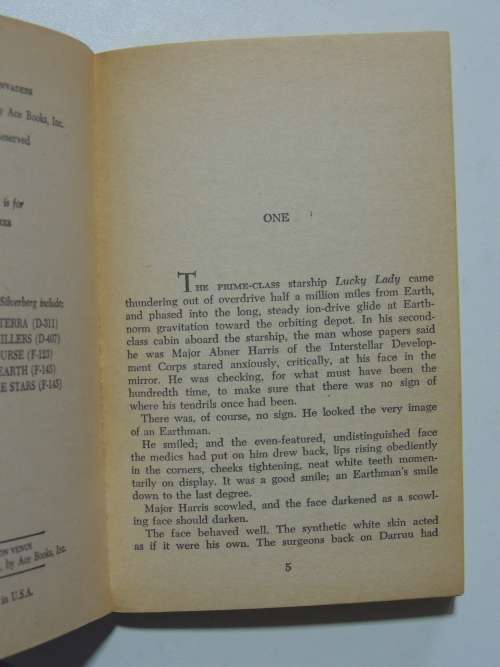 Battle on Venus/The Silent Invaders 1963, ACE Double F-195 - William F Temple/Robert Silverberg