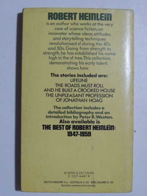 The Best of Robert Heinlein 1939-1942- Robert Heinlein, Ed Angus Wells