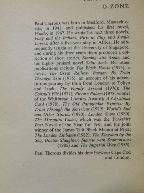 O-Zone - Paul Theroux