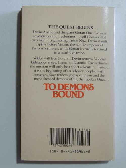 To Demons Bound  -Swords of Raemllyn - Robert E Vardeman, Geo W Proctor