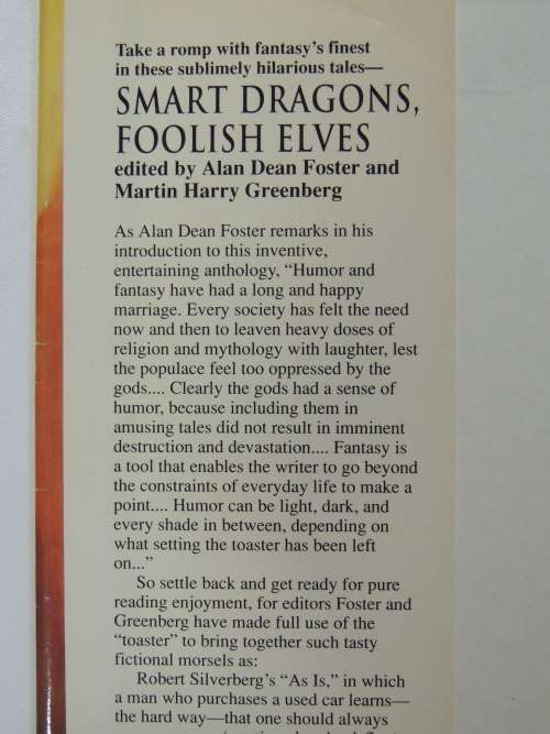 Smart Dragons, Foolish Elves - Ed. Alan Dean Foster, Martin Harry Greenberg