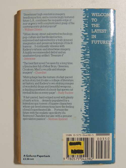 Metrophage - Richard Kadrey