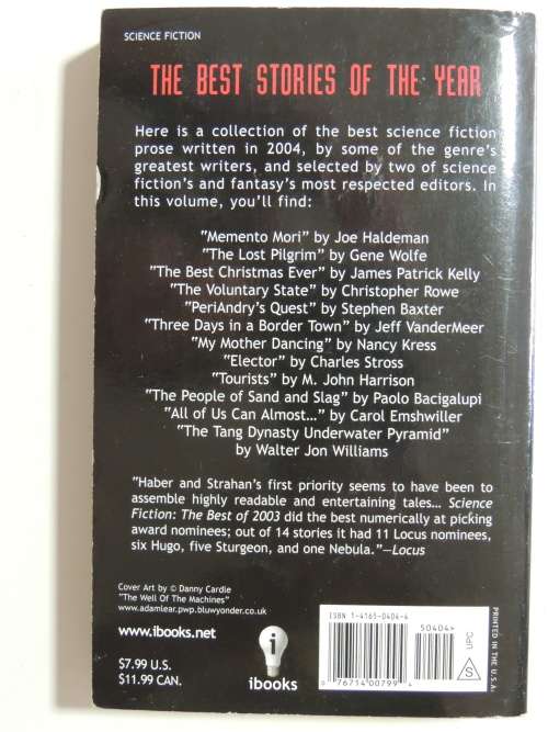 Science Fiction The Best of 2004- Ed. Joe Haldeman, Nancy Kress, Stephen Baxter