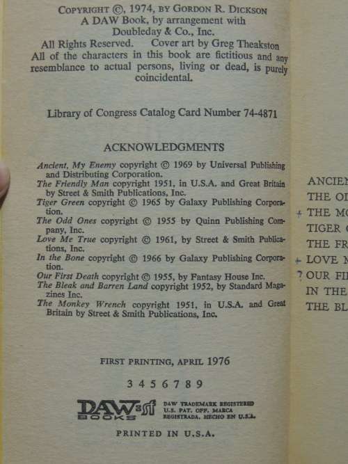 Ancient, My Enemy - Gordon R Dickson