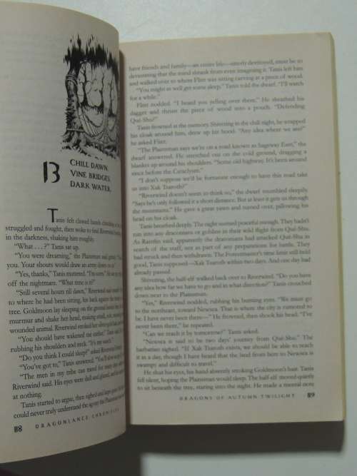 Dragonlance Chronicles, Autumn Twilight, Winter Night, Spring Dawning -Margaret Weiss, Tracy Hickman