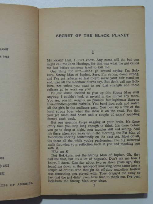 Secret of the Back Planet - Milton Lesser