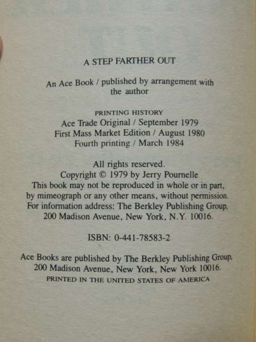 A Step Farther Out - Jerry Pournelle