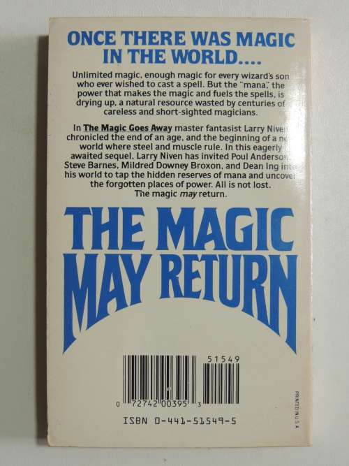 The Magic May Return - 6 Master Fantasists .... - Ed. Larry Niven