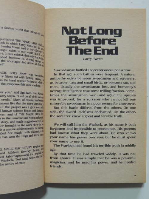 The Magic May Return - 6 Master Fantasists .... - Ed. Larry Niven
