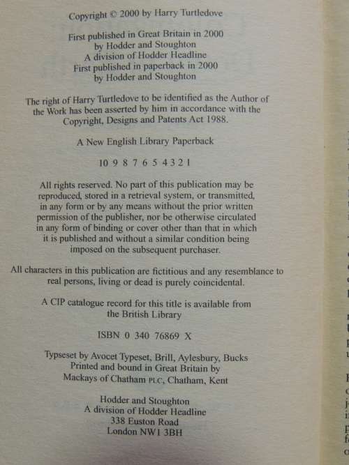 Colonisation - Down to Earth - Harry Turtledove