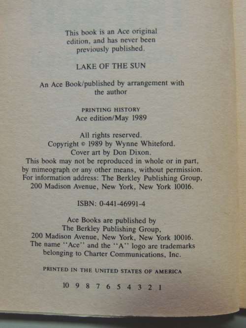 Lake of the Sun - Wynne Whiteford