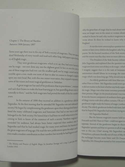 Jonathan Strange & Mr Norrell - Uncorrected Bound Manuscript 2004- Susanna Clarke