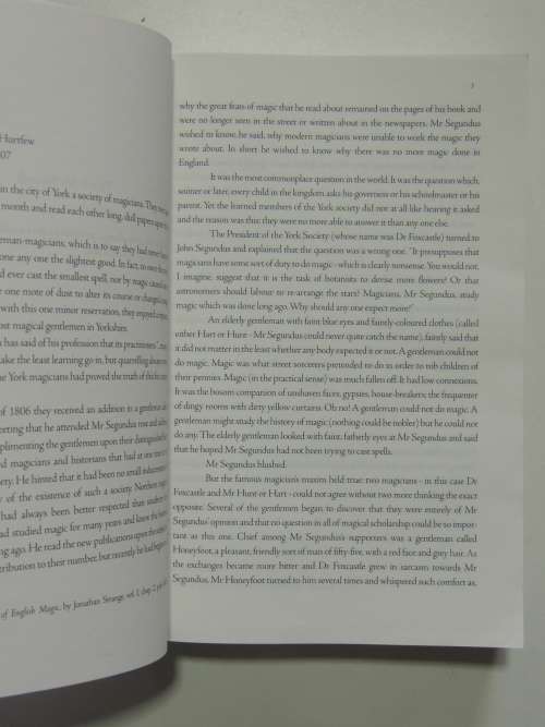 Jonathan Strange & Mr Norrell - Uncorrected Bound Manuscript 2004- Susanna Clarke