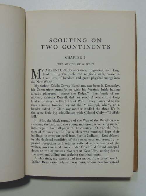 2 Volume Set: Scouting on Two Continents - Signed - FR Burnham - Bundled with The White Men Sang