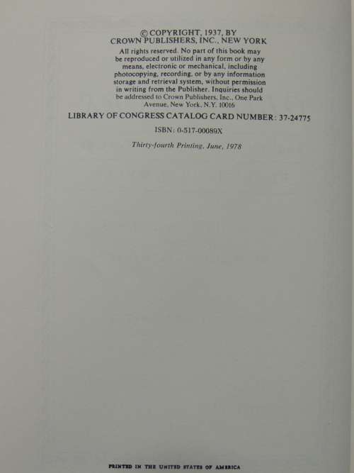 The Book of Old Silver - English American ForeignSeymour B Wyler