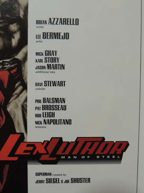DC Comics - Lex Luthor Man of Steel - Brian Azzarello, Lee Bermejo
