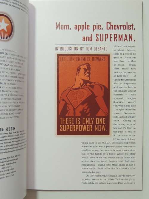 Superman: Red Son - Millar, Johnson, PlunkettRobinson,Wong