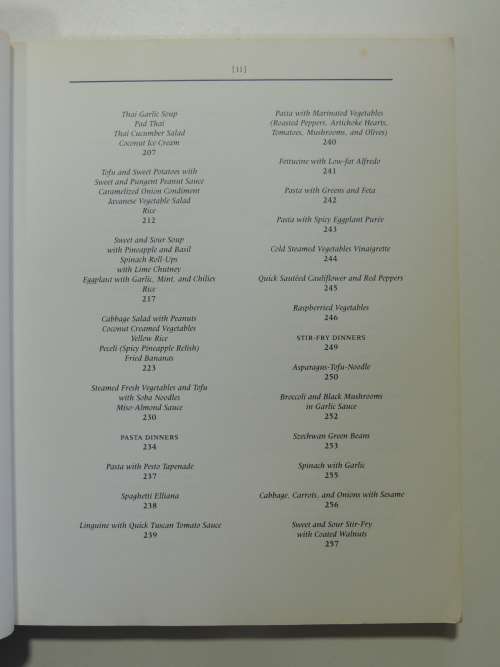 Still Life With Menu Cookbook - 50 New Meatless Menus  - Mollie Katzen