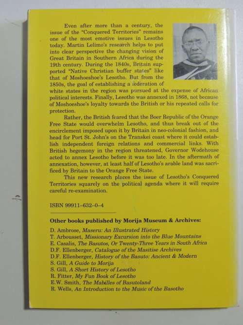The Question of Lesotho`s Conquered Territory: It`s Time for an Answer - M. Lelimo
