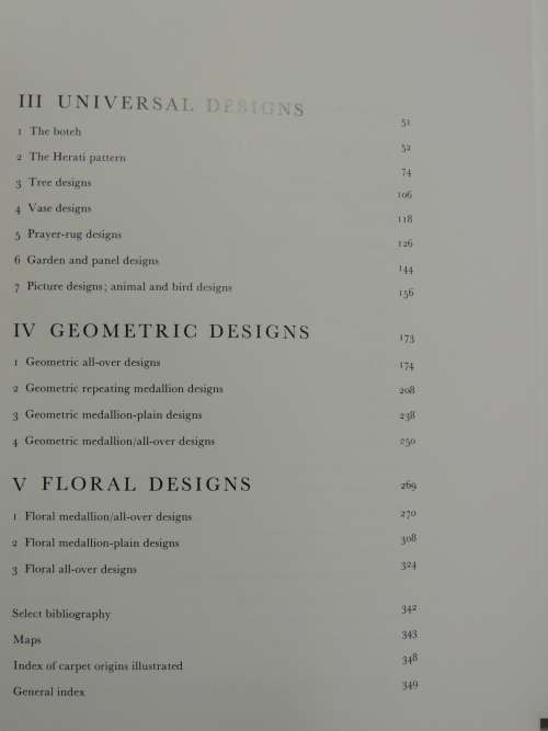 Oriental Carpet Design - A Guide to Traditional Motifs, Patterns & Symbols - PRJ Ford - INTERIOR DES