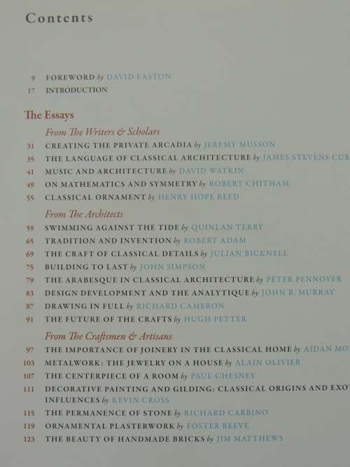 The Art of Classical Details - Theory, Design and Craftmanship - Phillip James Dodd -INTERIOR DESIGN