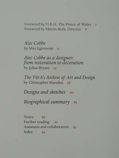 Designs for Historic Interiors - Alec Cobbe - INTERIOR DESIGN