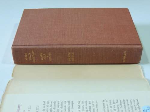 A Concise Anglo-Saxon Dictionary - 4th Edition 1975 - SCARCE