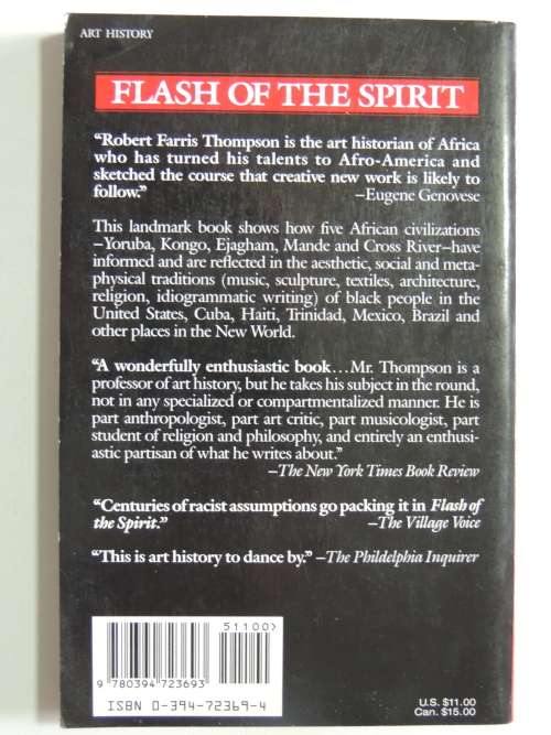 Flash of the Spirit - African & Afro-American Art & Philosophy- Robert Farris Thompson