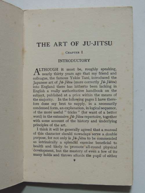 The Art of Ju-Jitsu - Scientific Defence for Everybody - Prof. Yukio Tani - Circa 1932