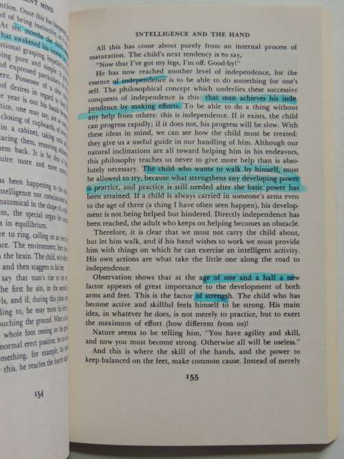 The Absorbent Mind  - Maria Montessori