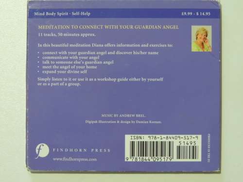 Meditation to Connect with Your Guardian Angel Diana Cooper - Audio CD