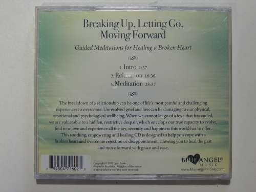Breaking up, Letting Go, Moving Forward - Meditations - Lynn Banks - Audio CD