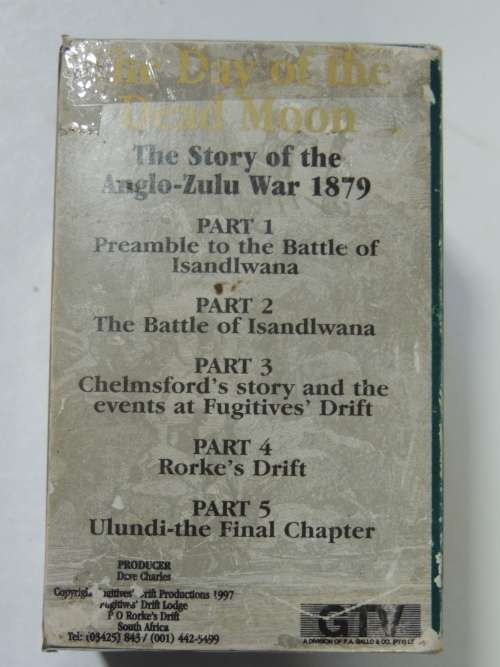 The Day of the Dead Moon, The Story of the Anglo-Zulu War 1879 - David Rattray - Audio Book 5 Casset