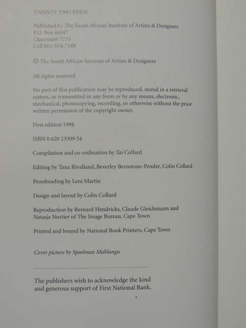 The Collectors Guide to Art and Artists in South Africa - A Visual Journey into ...of 558 Artists