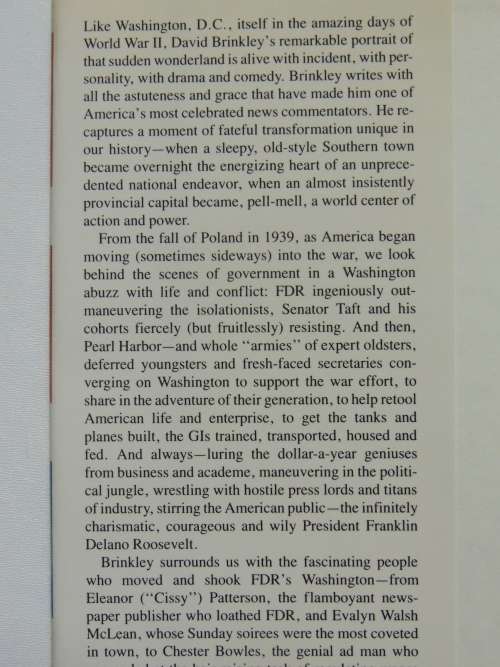 Washington Goes To War - David Brinkley