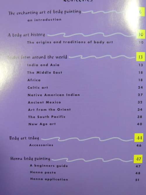 A Practical Guide to Body Art BOOK - Hilary Hammond  (Tattoos, Body Paint)