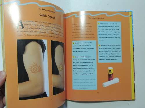 A Practical Guide to Body Art BOOK - Hilary Hammond  (Tattoos, Body Paint)