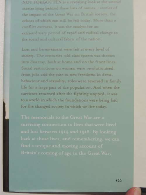 Not Forgotten - Neil Oliver
