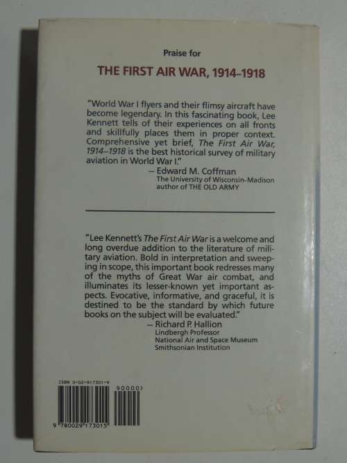 The First Air War 1914 - 1918 - Lee Kennett