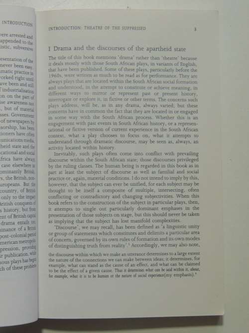 Drama and the South African State -Martin Orkin      - Scarce