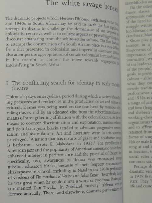 Drama and the South African State -Martin Orkin      - Scarce