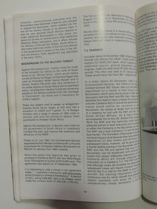 Canberra In Southern African Sevice - Michael Hamence, Winston Brent