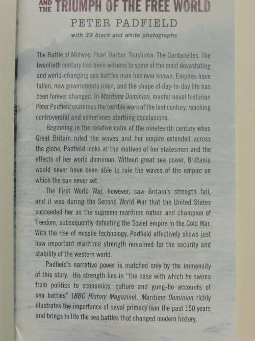 Maritime Dominion And The Triumph Of The Free World - Peter Padfield