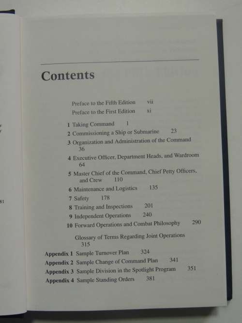 Command At Sea  (Fifth Edition)Capt. James Stavridis, USN & Vice Adm. William P. Mack, USN (Ret.)