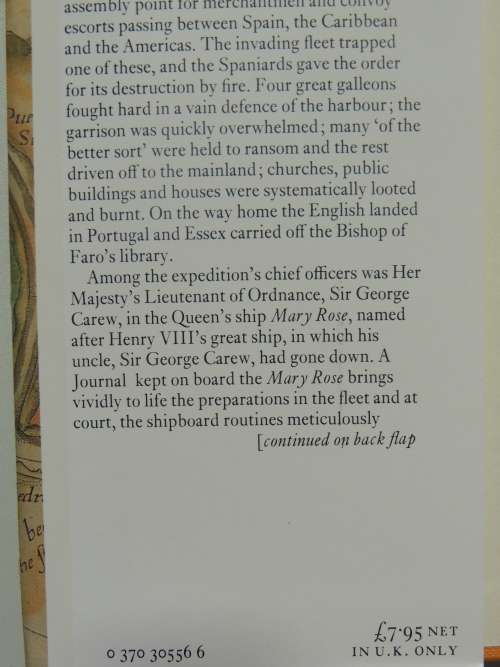 The Counter-Armada 1596  The Journall Of The Mary Rose - Stephen & Elizabeth Usherwood